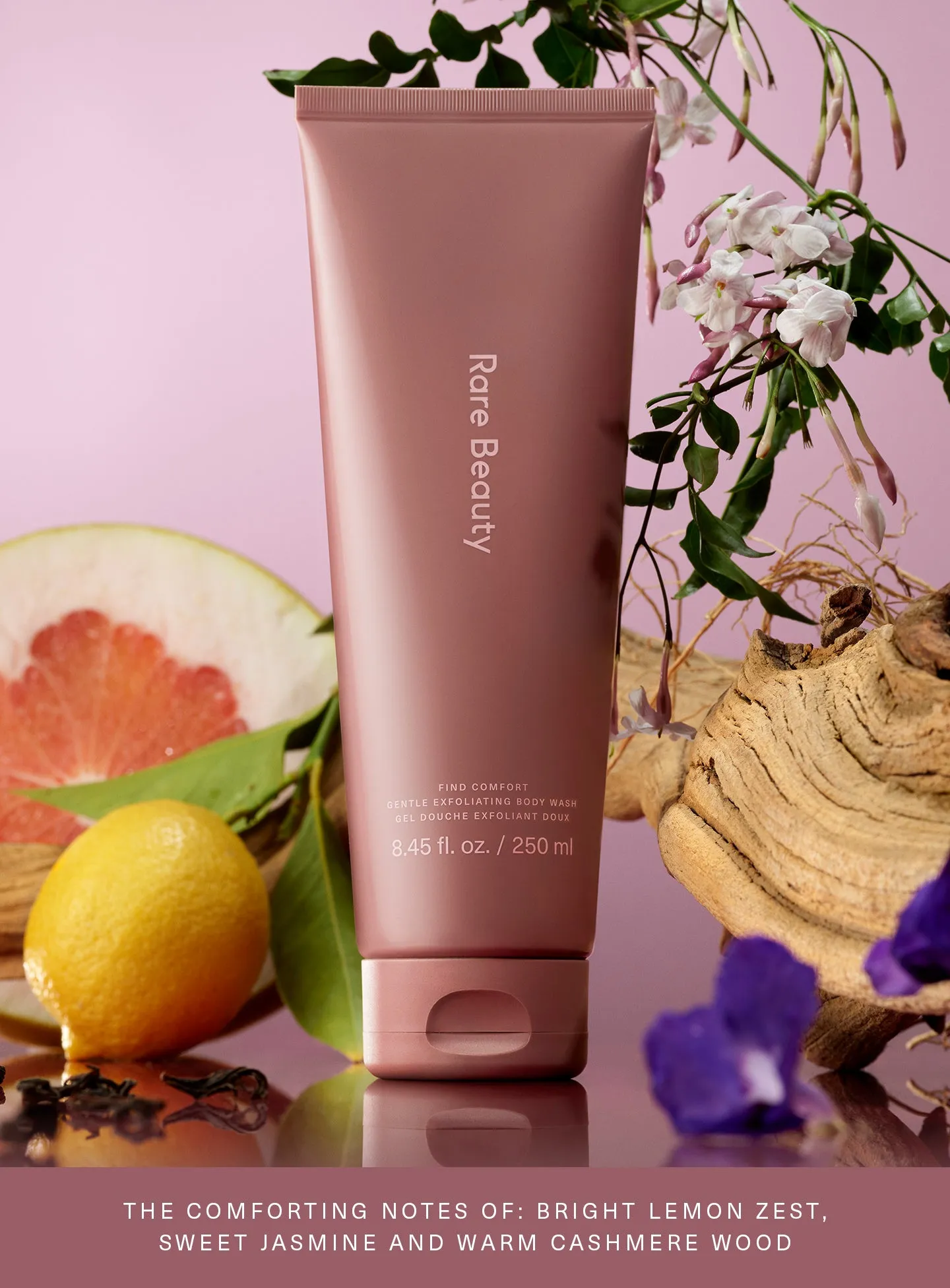 Find Comfort Gentle Exfoliating Body Wash Rare Beauty