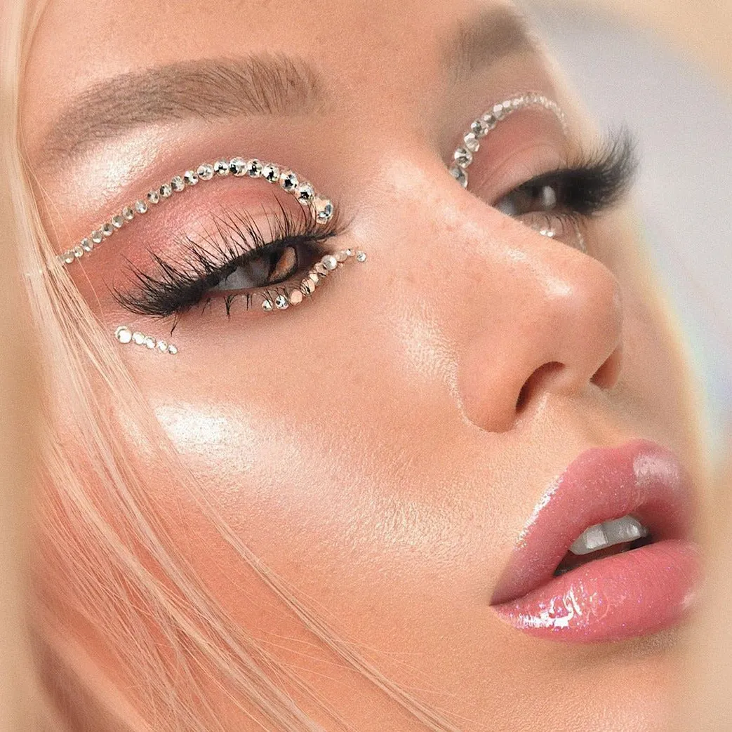 Flatback crystals for lash & nail, CLEAR CRYSTAL