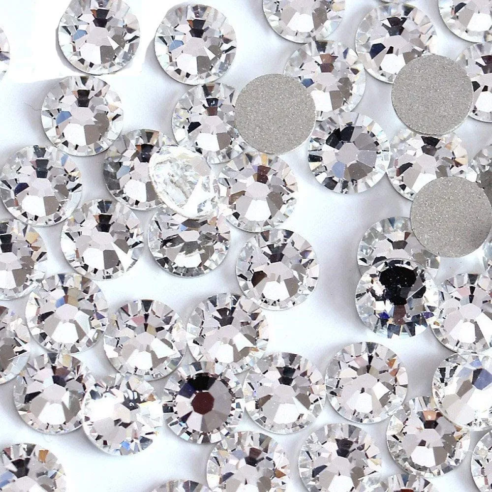 Flatback crystals for lash & nail, CLEAR CRYSTAL