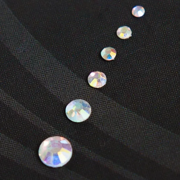 Flatback crystals for lash & nail, CRYSTAL AB