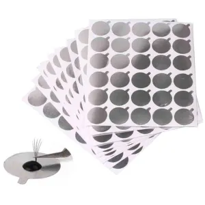 Foil eyelash glue stickers, 30 pieces