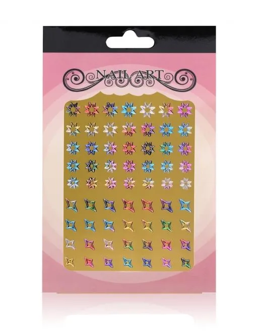 Foil volume nail stickers for nail design and French manicure