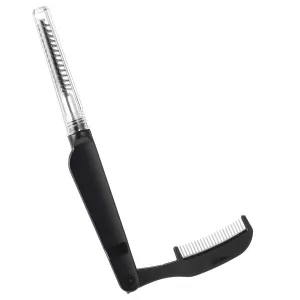 Foldable lash & brow comb BLACK, mascara wand   brush