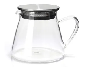 FORLIFE Fuji Glass Teapot with Filter Lid (18 ounces)