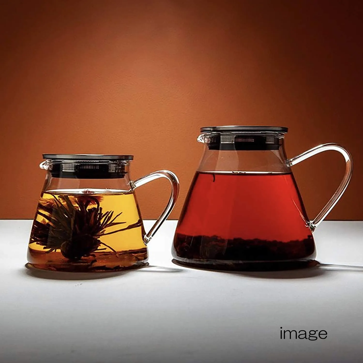 FORLIFE Fuji Glass Teapot with Filter Lid (18 ounces)
