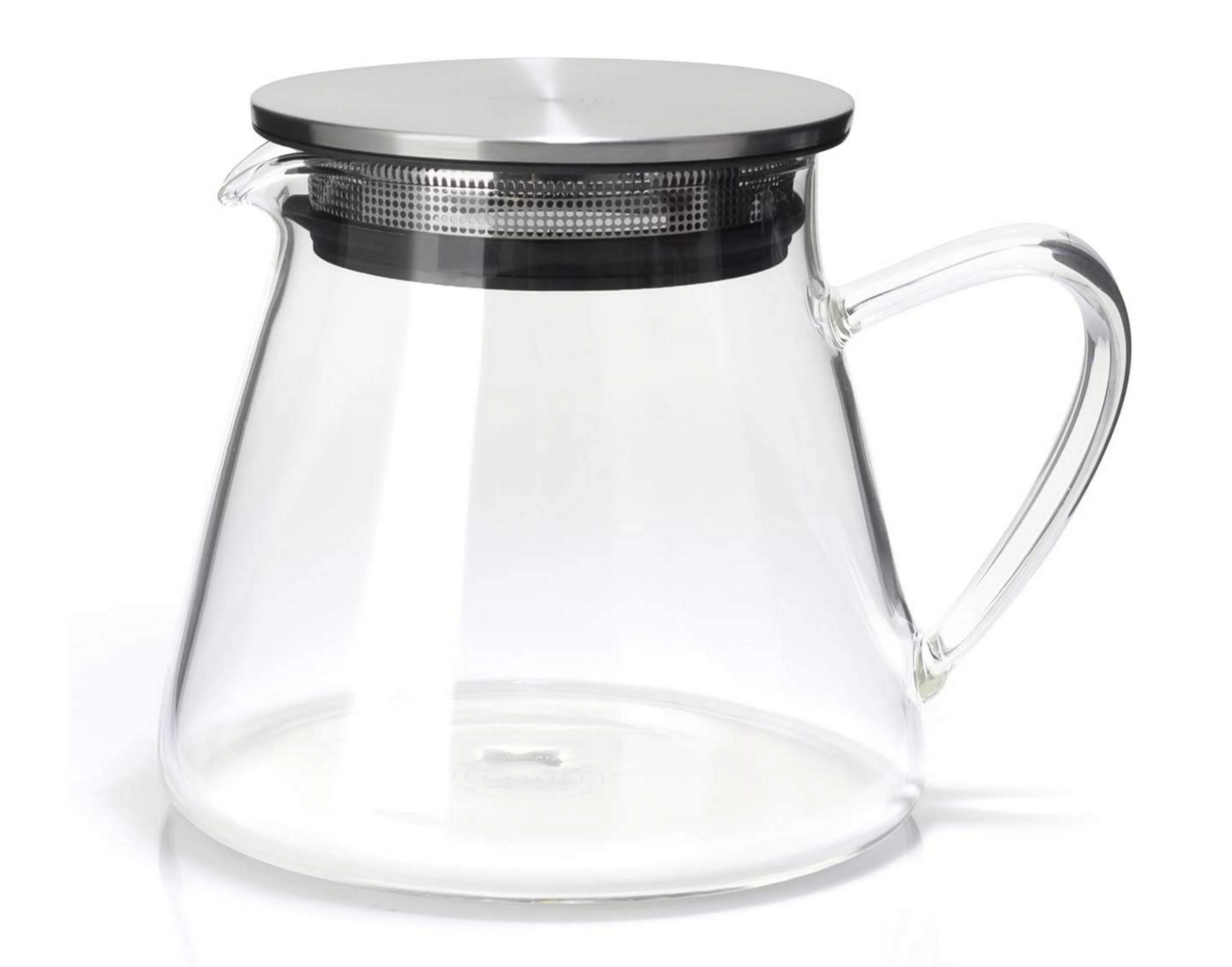 FORLIFE Fuji Glass Teapot with Filter Lid (18 ounces)