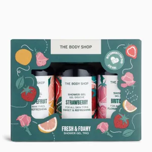 Fresh & Foamy Shower Gel Trio The Body Shop