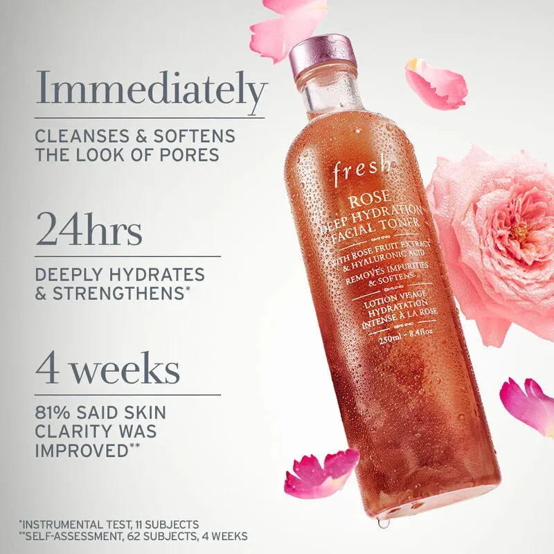 Fresh Rose & Hyaluronic Acid Deep Hydration Toner Travel Size