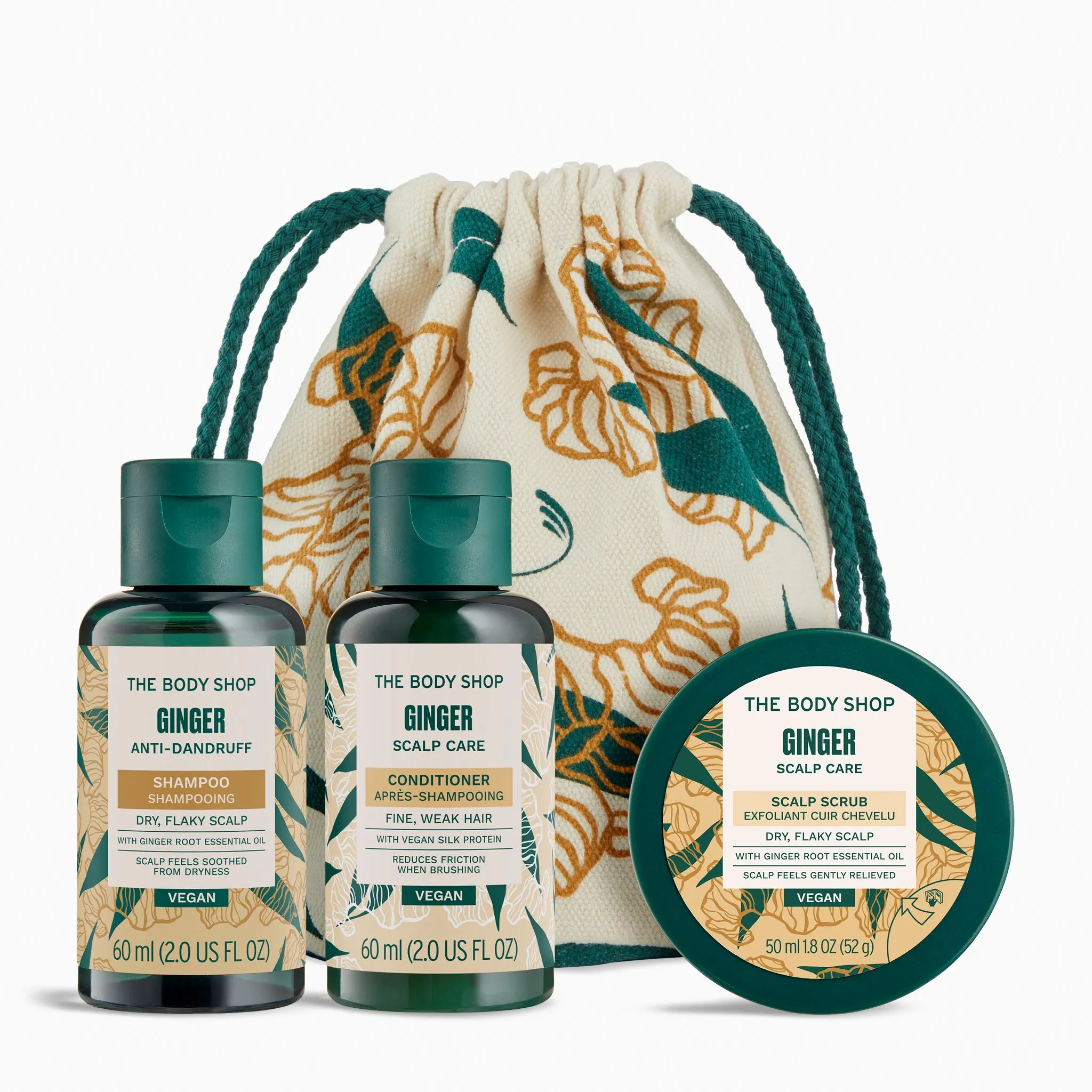 Ginger Haircare Travel Bag The Body Shop