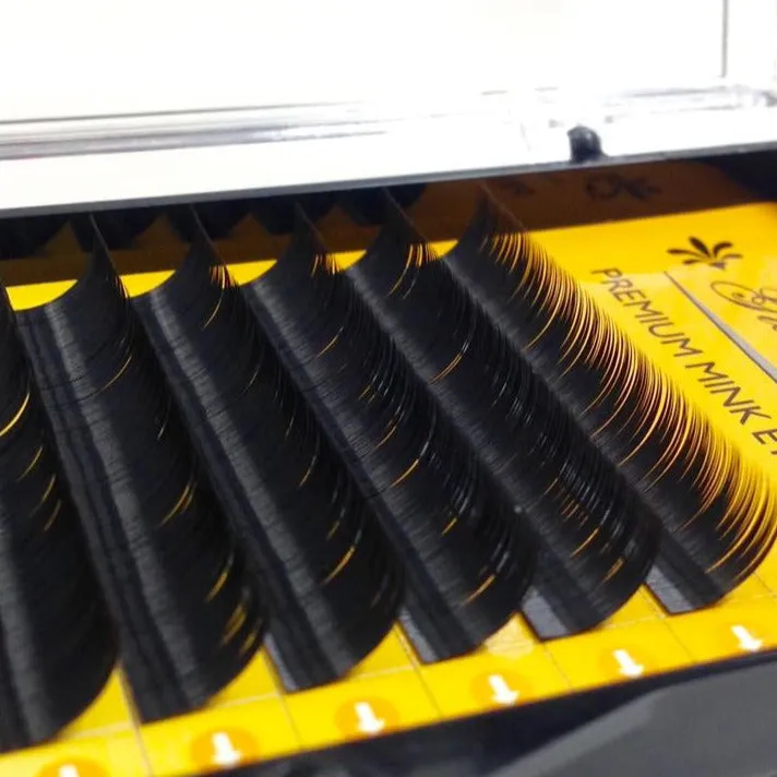 Glam Lashes eyelash extensions Mink, C-0.15-12mm