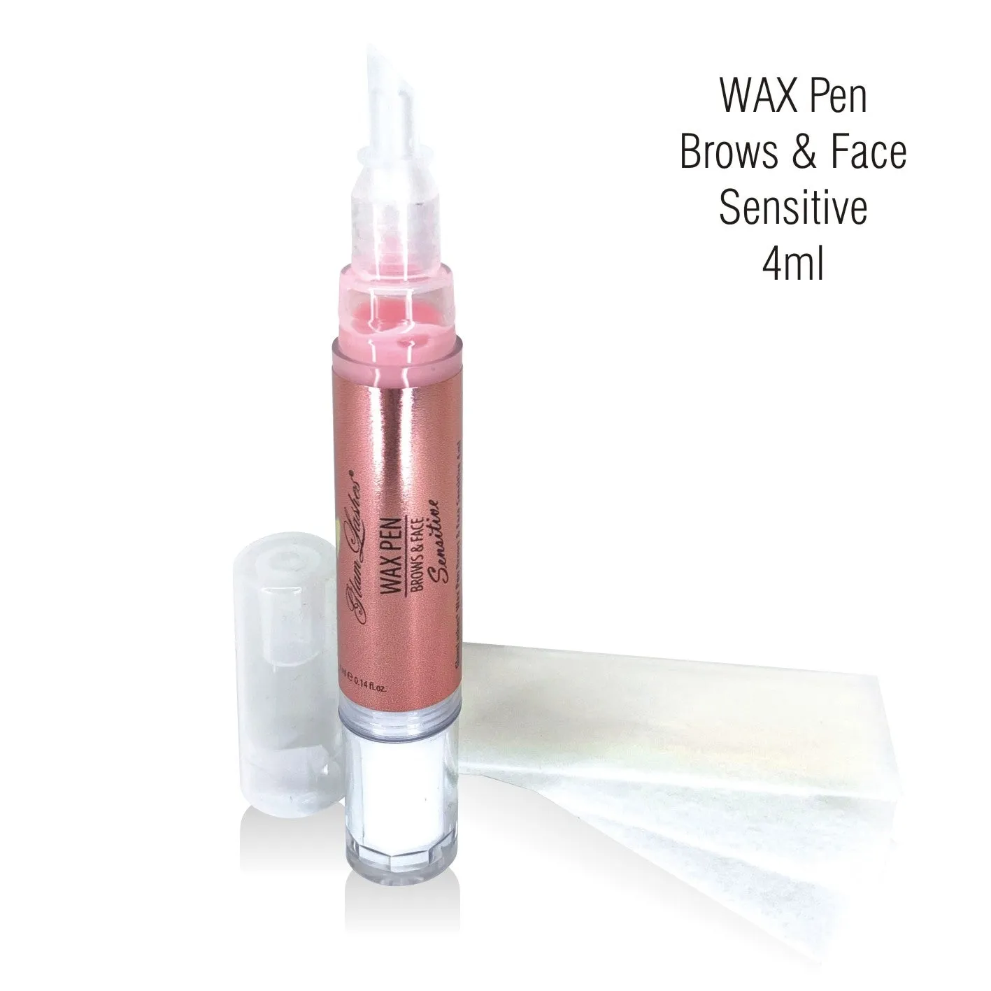 Glam Lashes WAX Pen Brows & Face for sensitive skin   20 waxpaper