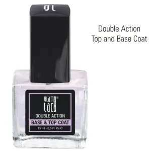 GlamLac Classic 2in1 Top & Base coat air curing, 15ml