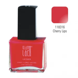 GlamLac gel effect nail lacquer polish 15 ml, 118316 CHERRY LIPS