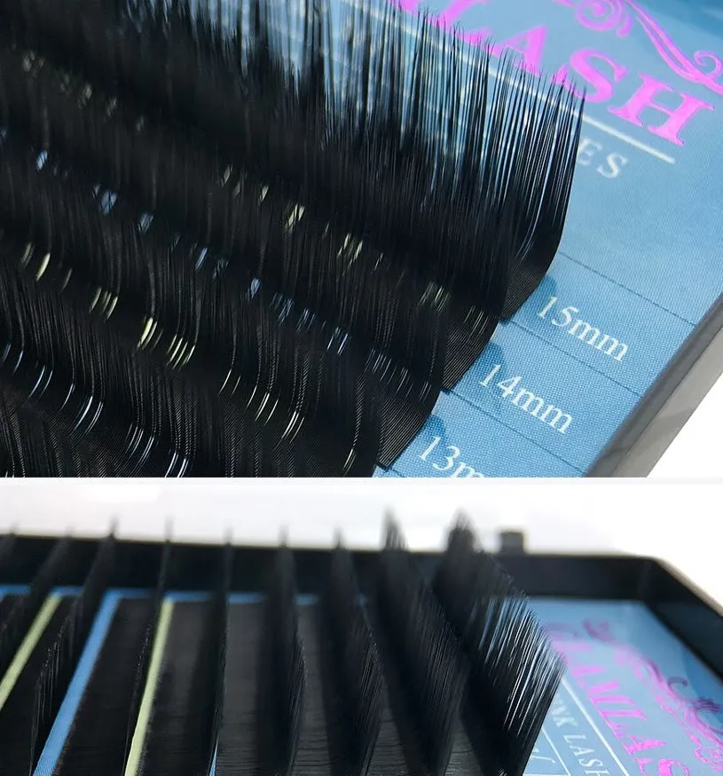 GlamLash Mink 16 lines eyelash extensions, 0.15 - MIX
