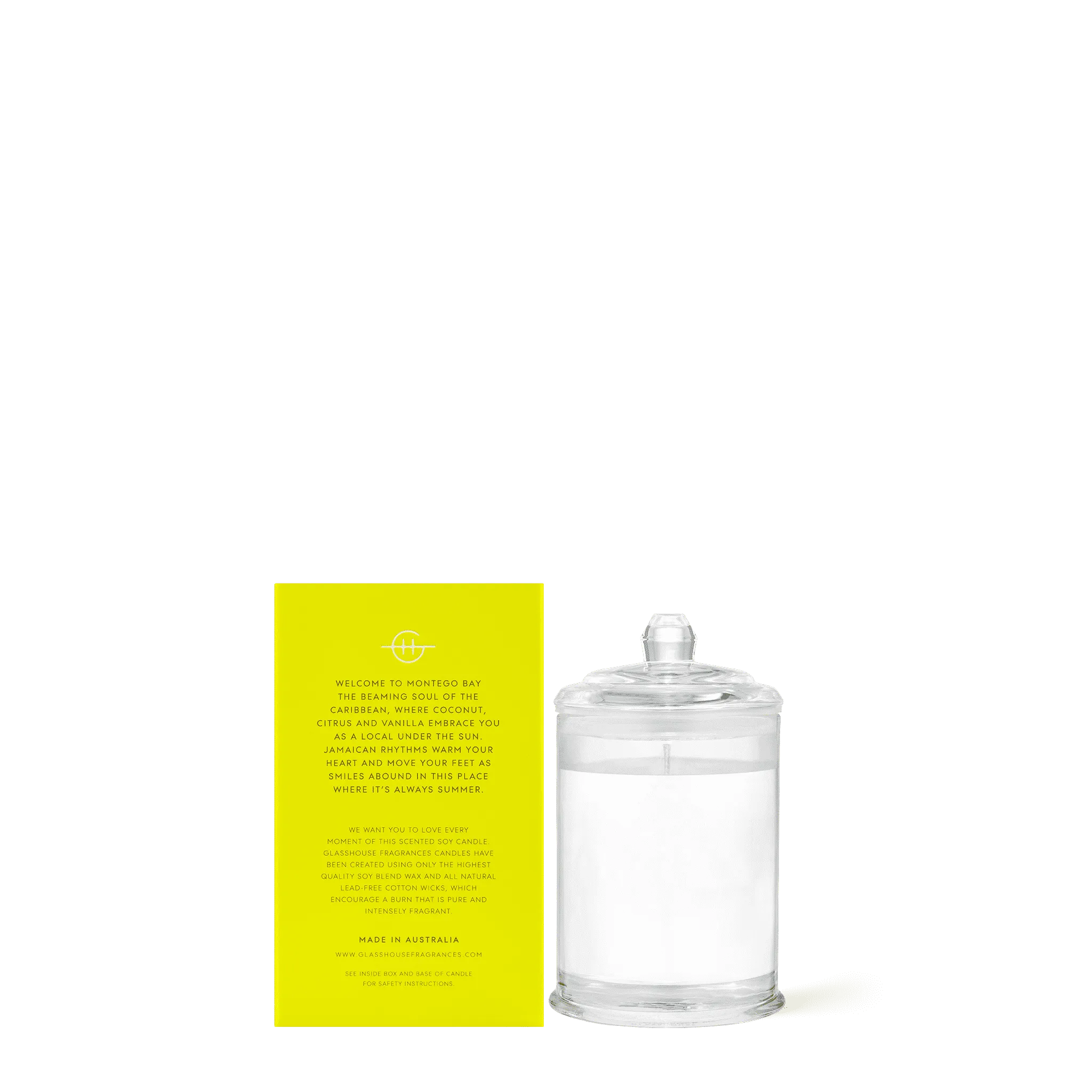Glasshouse Fragrances Montego Bay Rhythm Travel Candle