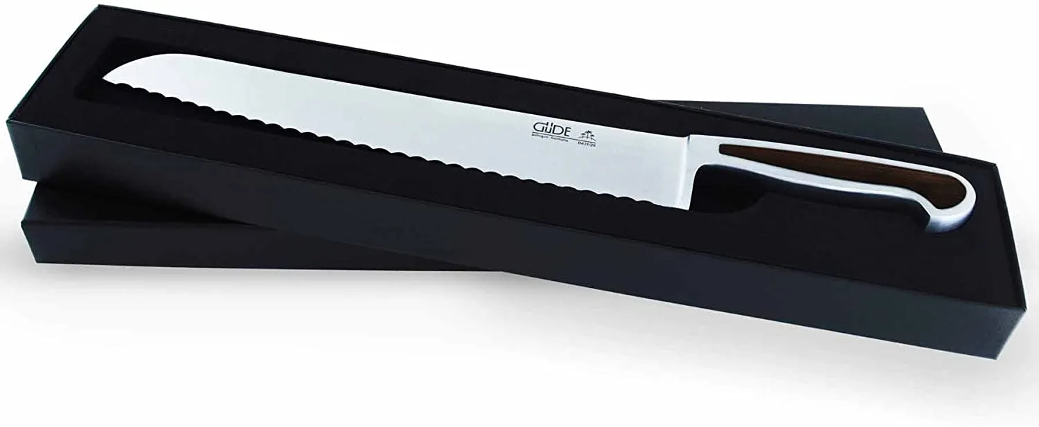 Guede Delta Bread Knife with African Blackwood Handle, D431/26