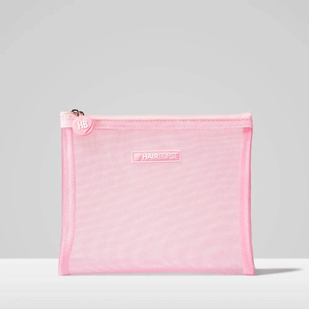 Hairburst Pink Mesh Bag