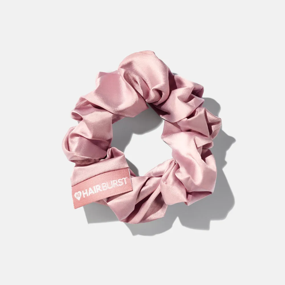HAIRBURST  SATIN SCRUNCHIE PINK