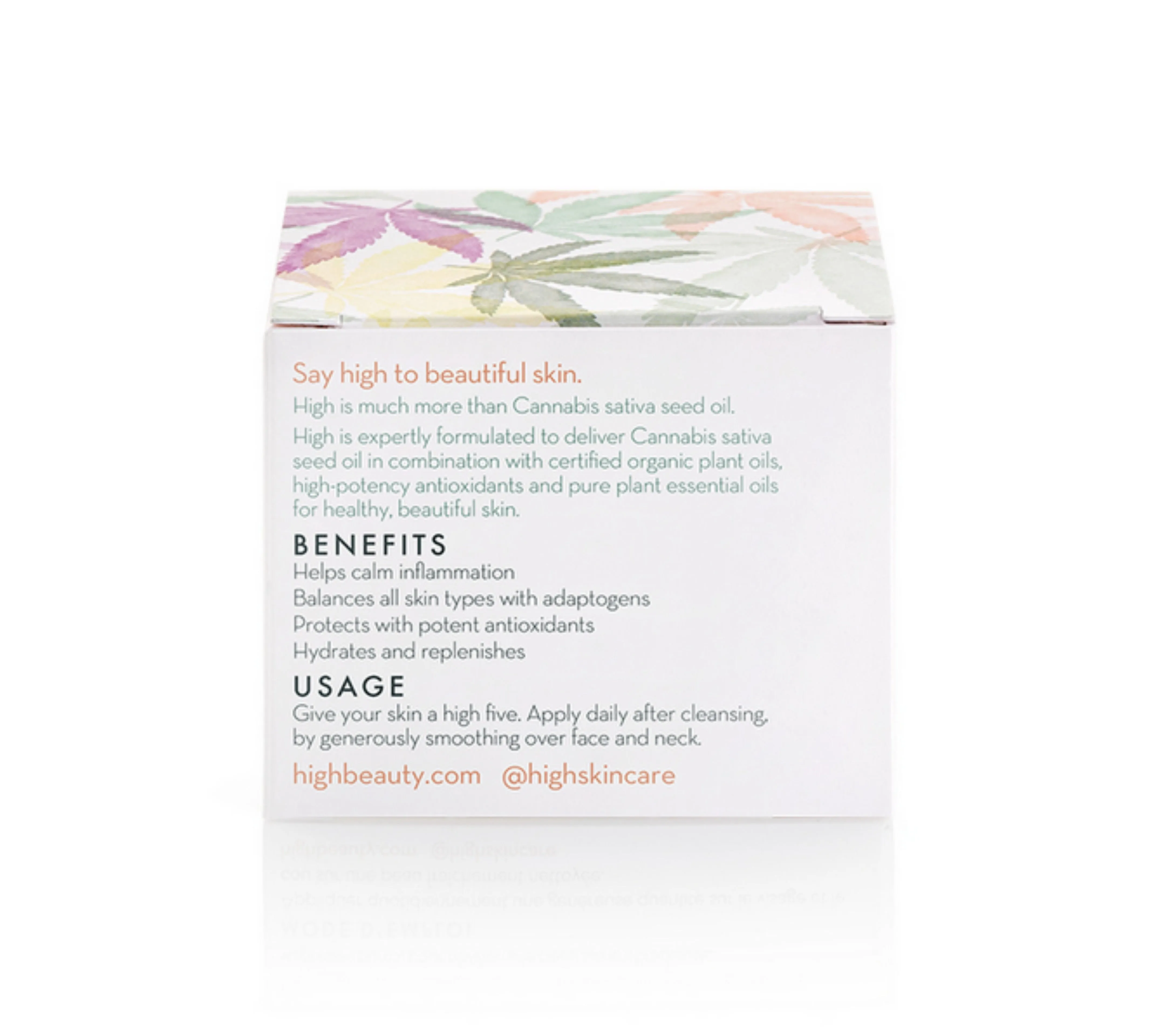 High Beauty High Five Cannabis Facial Moisturizer 1.7 oz
