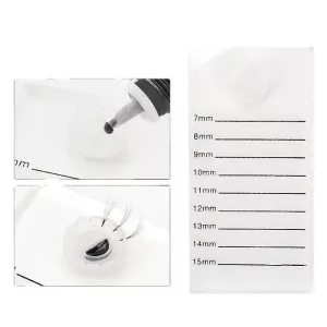 HOLDER pad for eyelash extensions, clear