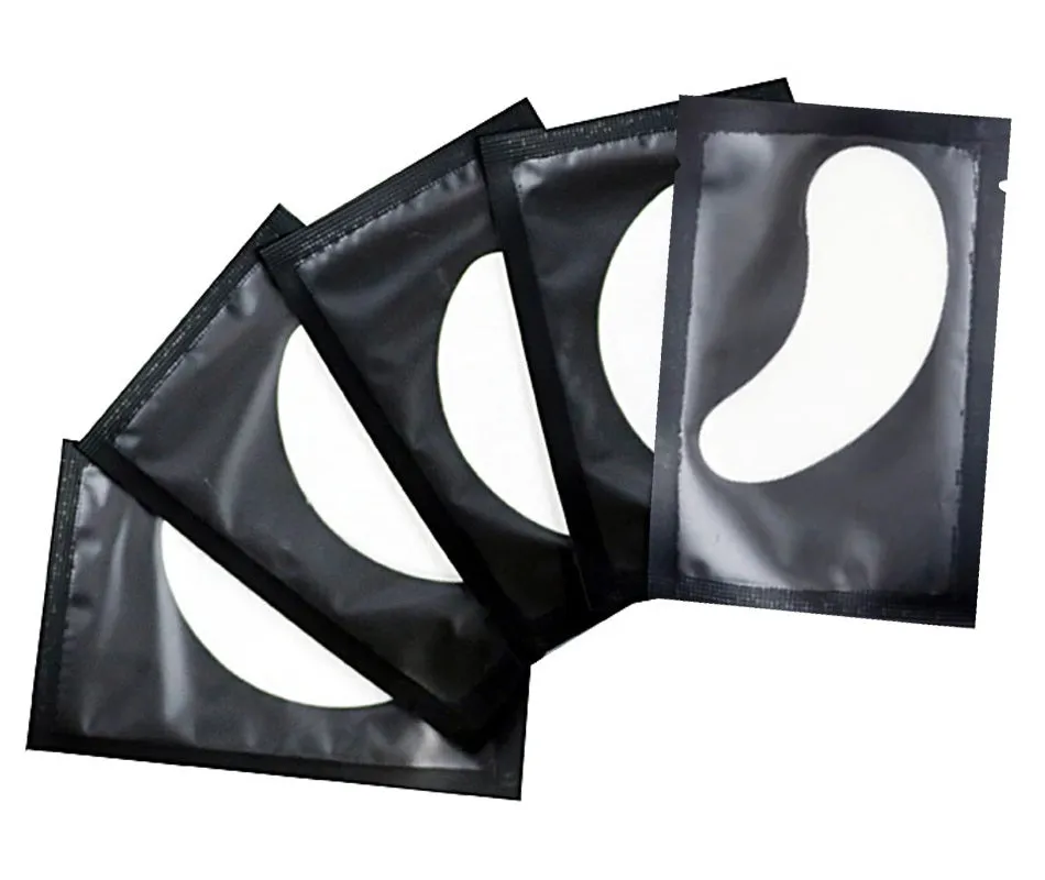 Hydrogel eye patches for eyelash extensions 2 pieces/1 pair, BLACK