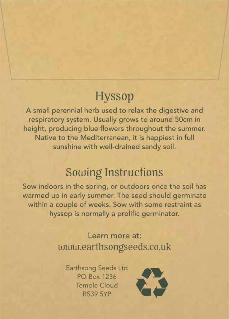 Hyssop Seed Pack