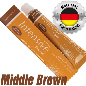 Intensive lash & brow tint MIDDLE BROWN, 20 ml