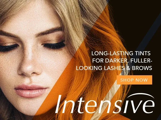 Intensive professional lash & brow tinting brush, OVAL