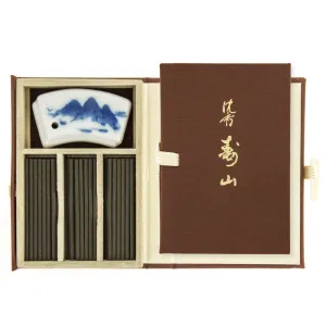 Jinkoh Juzan Aloeswood Incense (60 Sticks & Incense Holder)