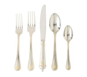Juliska Berry and Thread Bright Satin Gold 5pc Set