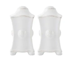 Juliska "Berry & Thread" Salt & Pepper Shakers, Whitewash