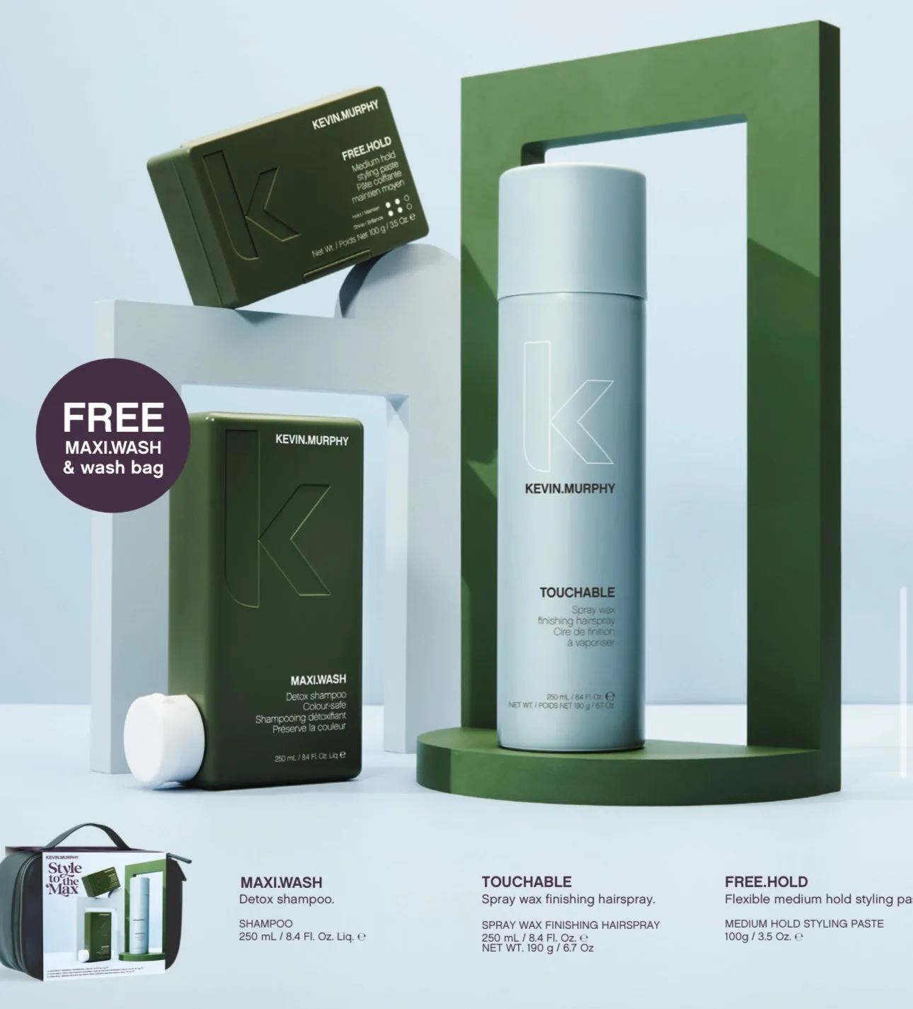 Kevin Murphy Limited Edition Style To The Max Gift Set