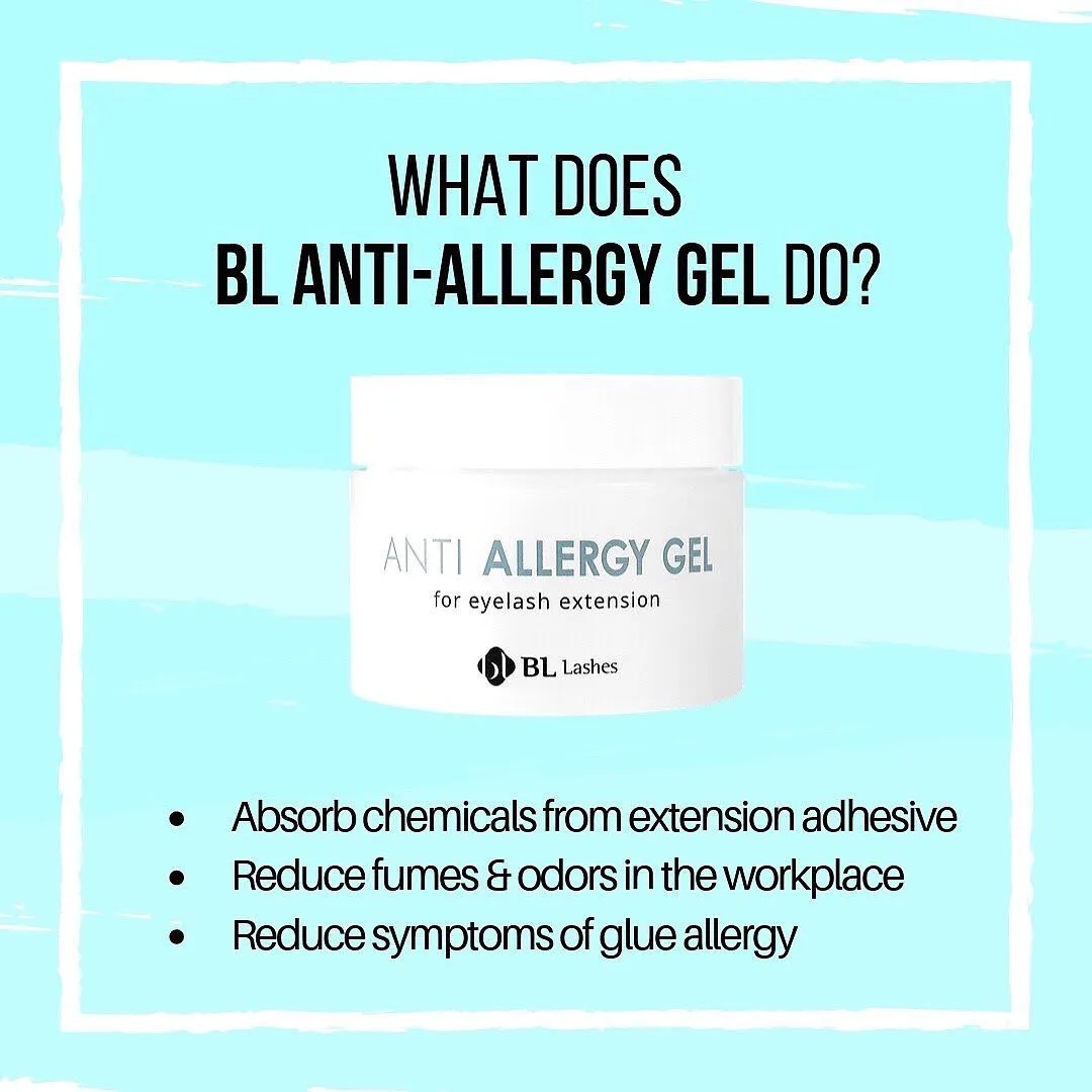 Lash adhesive glue Gel ANTI ALERGY gel, 80 grams