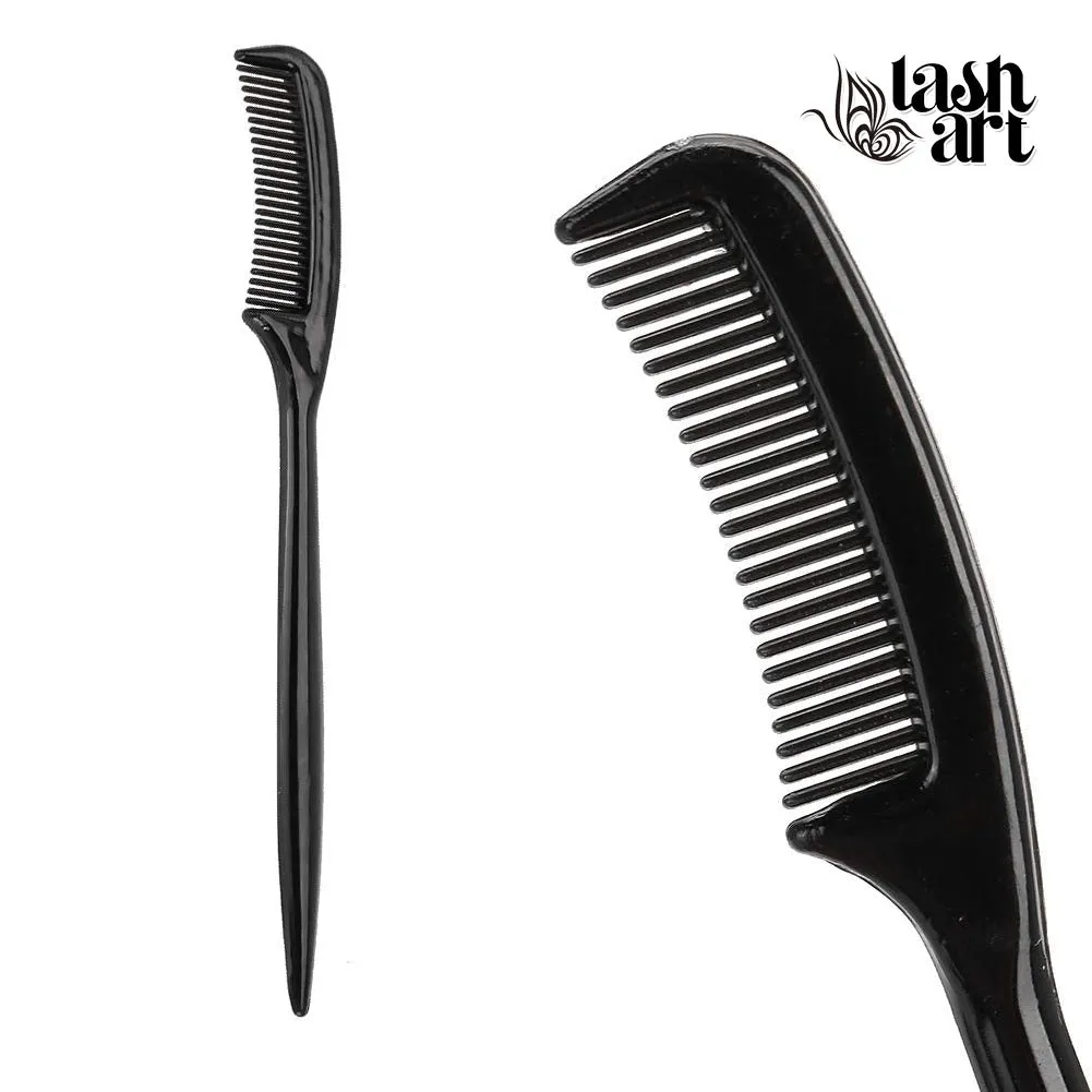 LashArt Lash & Brow plastic comb, BLACK