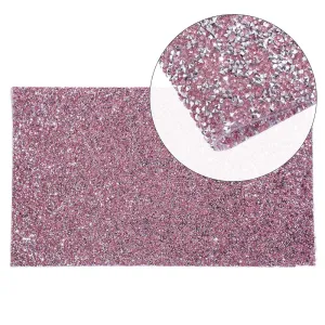 Luxury table MAT with diamond rhinestones, PINK