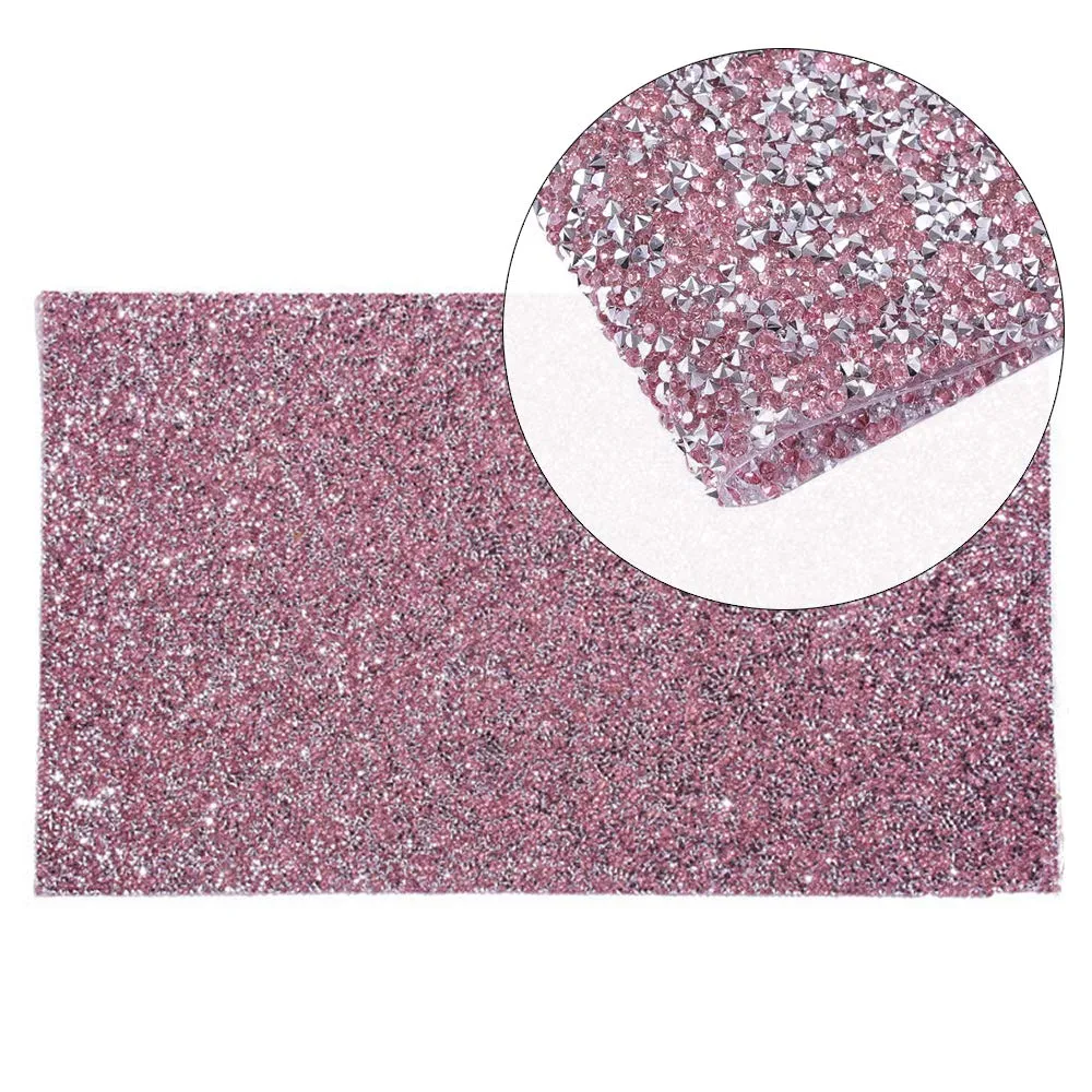 Luxury table MAT with diamond rhinestones, PINK