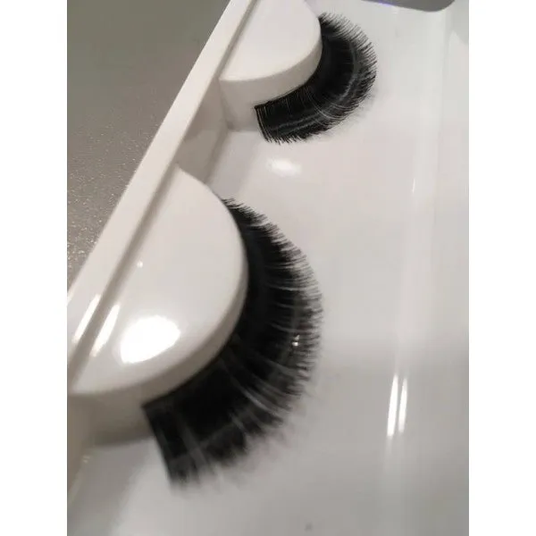 Make-up strip lashes in line BLACK, SOFT fluffy