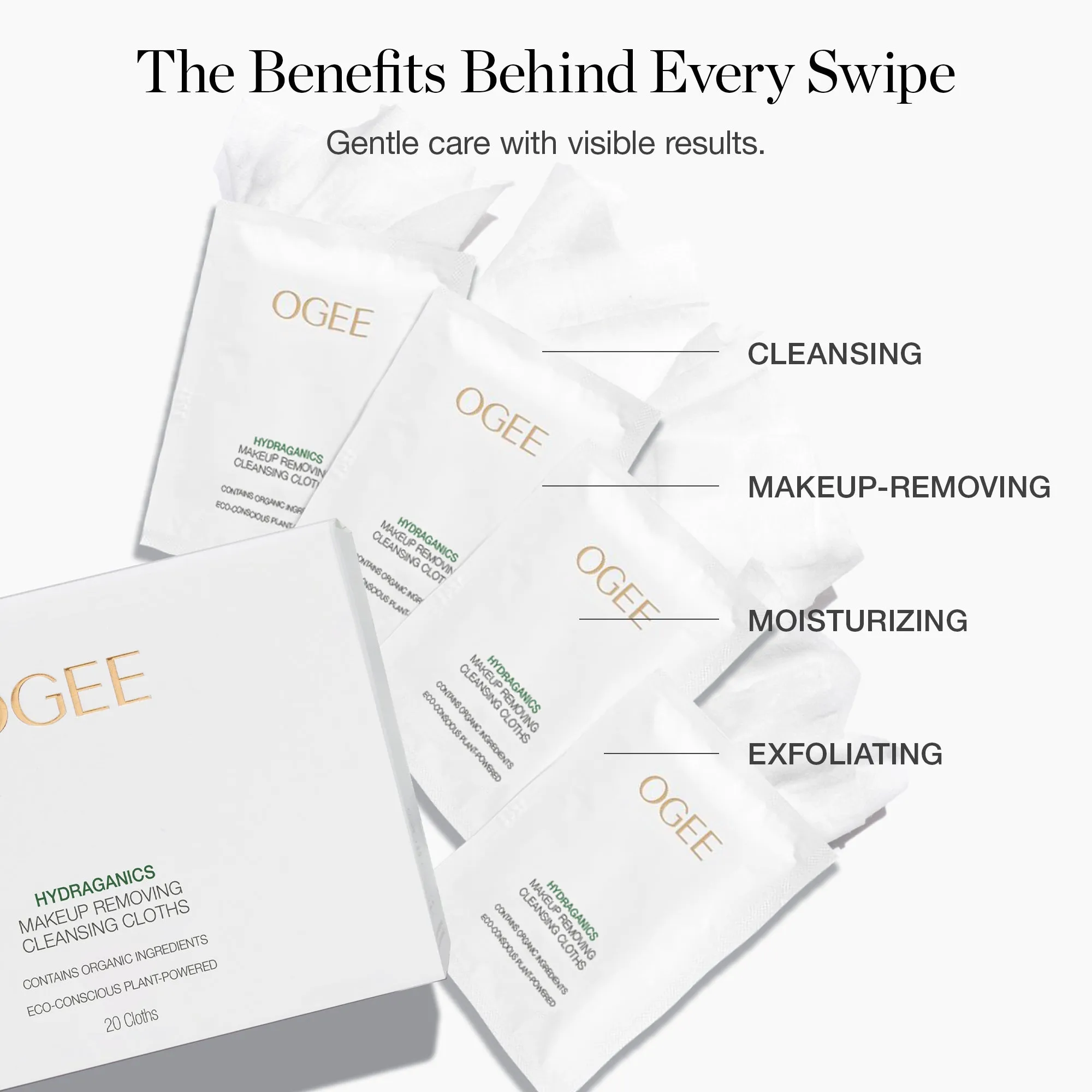 Makeup Removing Cleansing Cloths Ogee