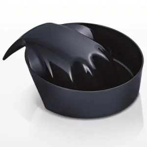 Manicure bath bowl for soak off & cuticle softening, BLACK