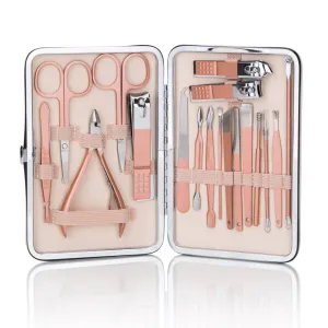 Manicure, pedicure & face beauty SET, 18 tools