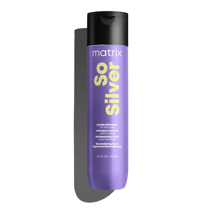 Matrix So Silver Purple Shampoo For Blonde Ad Silver Hair