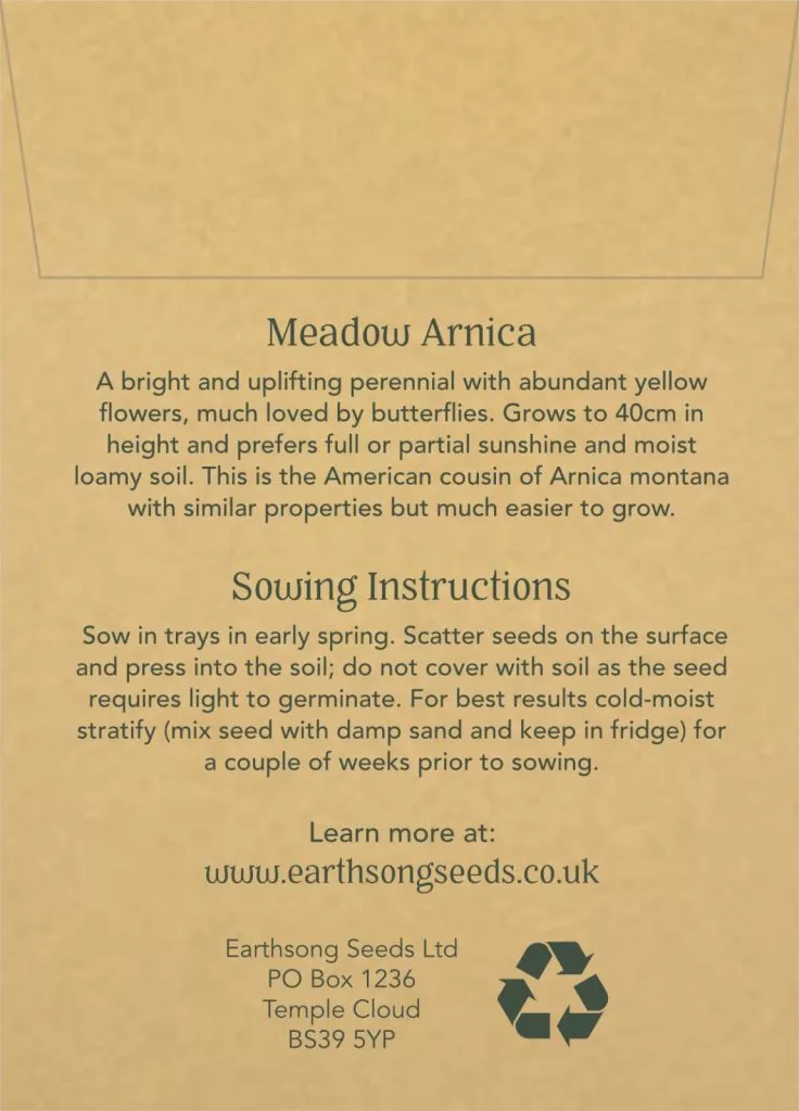 Meadow Arnica Seed Pack