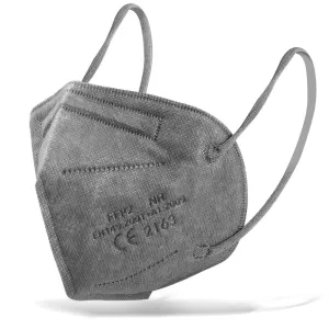 Medicine face mask KN95 respirator FFP2, GREY