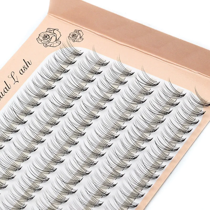 Mega VOLUME 10D cluster eyelashes premade fans, MIX 8-13 mm