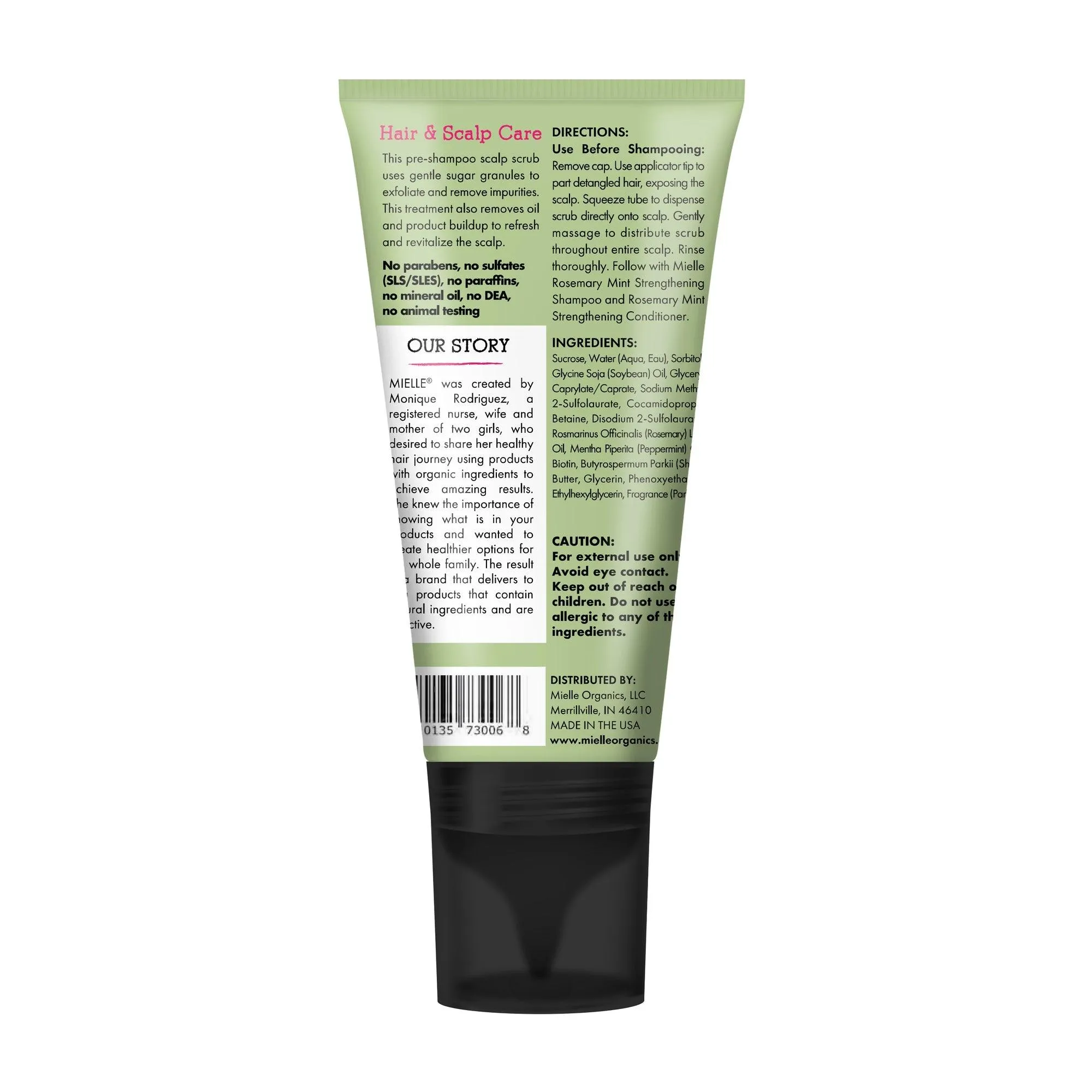 Miellerosemary Mint Claryifying Scalp Scrub (170G)