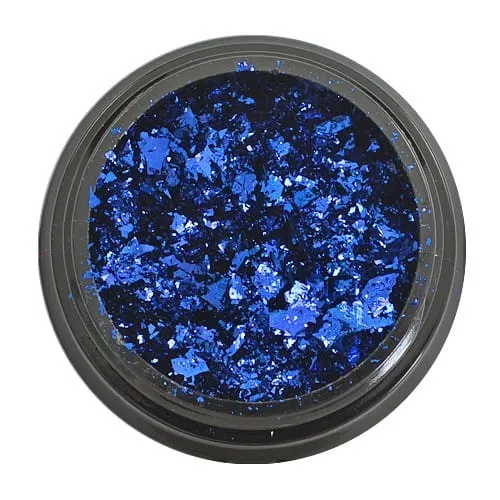 Multifuncional nail design in pot PRISMA foil   mirror, BLUE