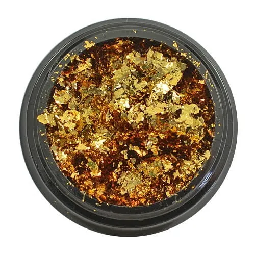 Multifuncional nail design PRISMA FOIL   mirror, GOLD