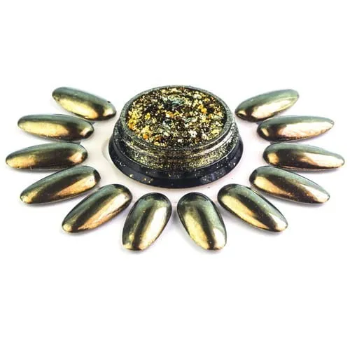 Multifuncional nail design PRISMA FOIL   mirror, GOLD