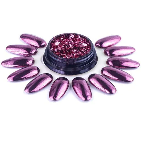 Multifuncional nail design PRISMA FOIL   mirror, PURPLE