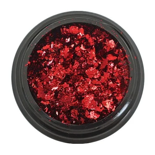 Multifuncional nail design PRISMA foil   mirror, RED